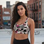 POLKA PUNK ROMANCE Top sportowy damski - obrazek 7