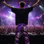 PURPLE PANIC CREW Spodnie Dresowe Męskie - obrazek 4