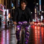 PURPLE PANIC CREW Spodnie Dresowe Męskie - obrazek 5