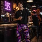 PURPLE PANIC CREW Spodnie Dresowe Męskie - obrazek 7