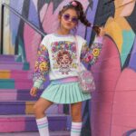 QUEEN OF SILLY FACES Bluza dziewczęca - obrazek 3