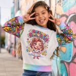 QUEEN OF SILLY FACES Bluza dziewczęca - obrazek 7