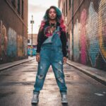 SHOCKED GLAM Damska Crop Hoodie - obrazek 7