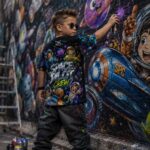 SPACE PILOT CREW Chłopięca Koszulka Sportowa - obrazek 7