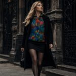 STAINED GLASS BOTANICAL Bluza Unisex Oversize - obrazek 6