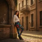 STAINED GLASS BOTANICAL Legginsy - obrazek 8