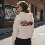 SUGAR CRASH Damska Crop Hoodie - obrazek 4