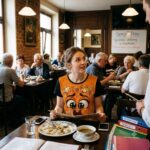 TAK WYGLĄDA MIŁOŚĆ Damski T-shirt All-Over-Print z Szerokim Dekoltem - obrazek 7