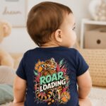 TINY TIGER ENERGY Niemowlęce body z krótkim rękawem - obrazek 5