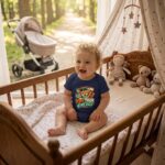 TINY TIGER ENERGY Niemowlęce body z krótkim rękawem - obrazek 7