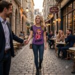 TO NIE FOCH Koszulka damska typu butterfly - obrazek 4