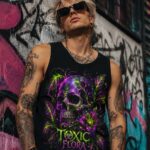 TOXIC FLORA Męski Tank Top Sportowy - obrazek 7