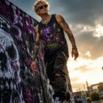TOXIC FLORA Męski Tank Top Sportowy - obrazek 3