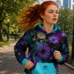 ULTRAVIOLET PETROL AURA Bluza Damska Oversize - obrazek 6