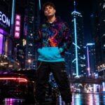 ULTRAVIOLET PETROL AURA Bluza Unisex Oversize - obrazek 5