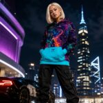 ULTRAVIOLET PETROL AURA Bluza Unisex Oversize - obrazek 3