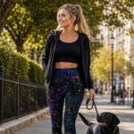 ULTRAVIOLET PETROL AURA Legginsy - obrazek 6