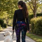 ULTRAVIOLET PETROL AURA Legginsy - obrazek 7