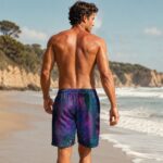 ULTRAVIOLET PETROL AURA Spodenki Sportowe - obrazek 5