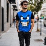 UŚMIECHNIJ SIĘ Męski T-Shirt Sportowy - obrazek 3