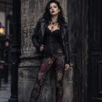 VAMP ROMANTIC CATHEDRAL Legginsy - obrazek 3