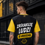 ZASKAKUJĘ LUDZI Męski T-Shirt Sportowy - obrazek 4