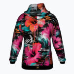 GLITCHED HIBISCUS  Bluza Unisex Oversize - obrazek 2