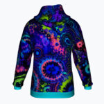 ACID SHIBORI ORBIT Bluza Unisex Oversize - obrazek 2