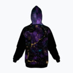 ULTRAVIOLET PETROL AURA  Rozpinana bluza męska - obrazek 2