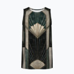 ART DECO SHELL Męski Tank Top Sportowy