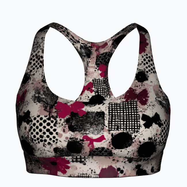 d6112ce5469db61a4e85fa45b5d696b133b05287.jpg POLKA PUNK ROMANCE Top sportowy damski - obrazek 1
