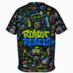 ROBOT REBELS Chłopięca Koszulka Sportowa - obrazek 2