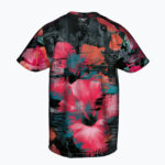 GLITCHED HIBISCUS  Męski T-Shirt Sportowy - obrazek 2