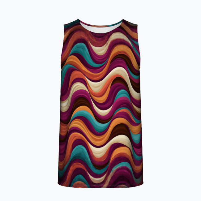 ec4da39447e1325f653351685b0f021be73d95e9.jpg LIQUID 70s PSYCHEDELIA Męski Tank Top Sportowy - obrazek 1