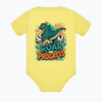 LITTLE DINO, BIG ROAR Niemowlęce body z krótkim rękawem - obrazek 2