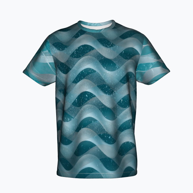 f289af7e0c9b28e4cb8af604d9e5b941a16cc690.jpg FROSTED TEAL FUTURE Męski T-Shirt Sportowy - obrazek 1