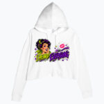 NEON GOSSIP Damska Crop Hoodie