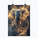 GOLDEN SPIRIT Plakat Pionowy Papier Błyszczący | Rozmiary A1-A4