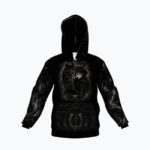MIDNIGHT REINS Bawełniana bluza z kapturem Unisex
