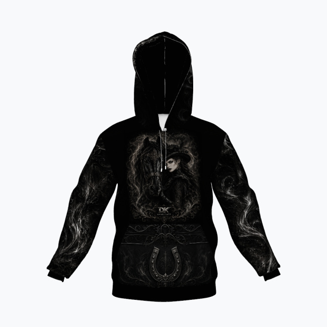 0df0147fbcd18278d9cb4fd1e70391a409e65573.jpg MIDNIGHT REINS Bawełniana bluza z kapturem Unisex - obrazek 1