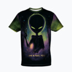I COME IN PEACE Męski T-Shirt Sportowy