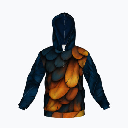 BURNING WINGS Bluza z kapturem Unisex  - Poliester