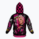 LOLA VOLTAGE Bluza damska z kapturem - Poliester - obrazek 2