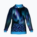 DIGITAL AURORA GLITCH Bluza Unisex Oversize