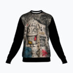 DRAWN WRONG. FELT RIGHT Bluza Unisex