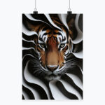 UNTAMED ELEGANCE Plakat Pionowy Papier Błyszczący | Rozmiary A1-A4