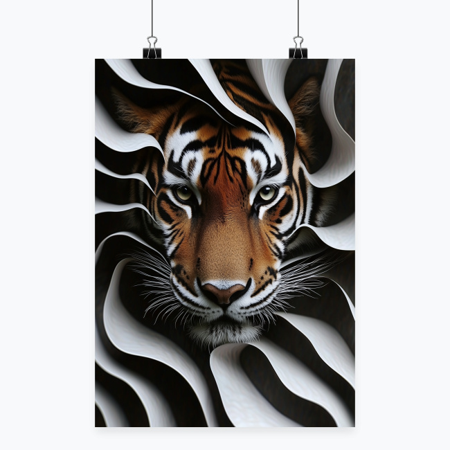 5c3acb02522de81fc9a2a296e1883c13b38cafeb.jpg UNTAMED ELEGANCE Plakat Pionowy Papier Błyszczący | Rozmiary A1-A4 - obrazek 1