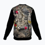 DRAWN WRONG. FELT RIGHT Bluza Unisex - obrazek 2