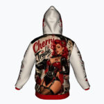 CHERRY TROUBLE Bluza damska z kapturem - Poliester - obrazek 2