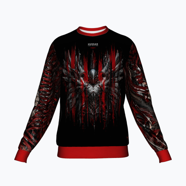 8fb02d7273cfe031e660bac0a51bef33193e2d36.jpg HUSSAR FROM THE FUTURE Bluza męska - poliester - obrazek 1
